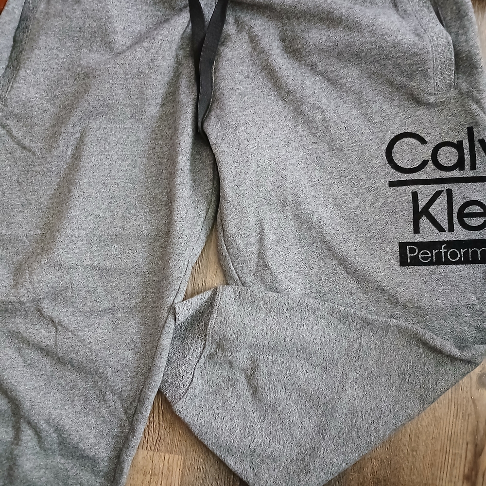 Calvin Klein Performance Gray Track Pants for Active Comfort